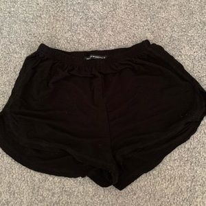 Brandy Melville black flowy shorts
